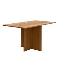 Conjunto Sala De Jantar Mesa Retangular 160cm Helo E 6 Cadeiras Linea Carvalho - Poliman - 3