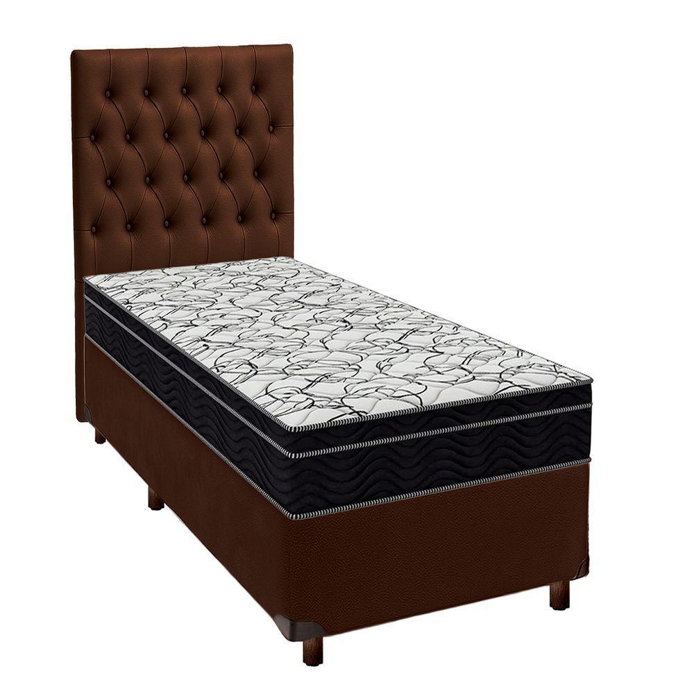 Box Bau Blindado Begetiza + Colchão Casal High Foam Ortobom - 1