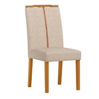 Conjunto Sala De Jantar Mesa Isabela 1,17m Com 4 Cadeiras Serena Ypê/off White/al10 - New Ceval 