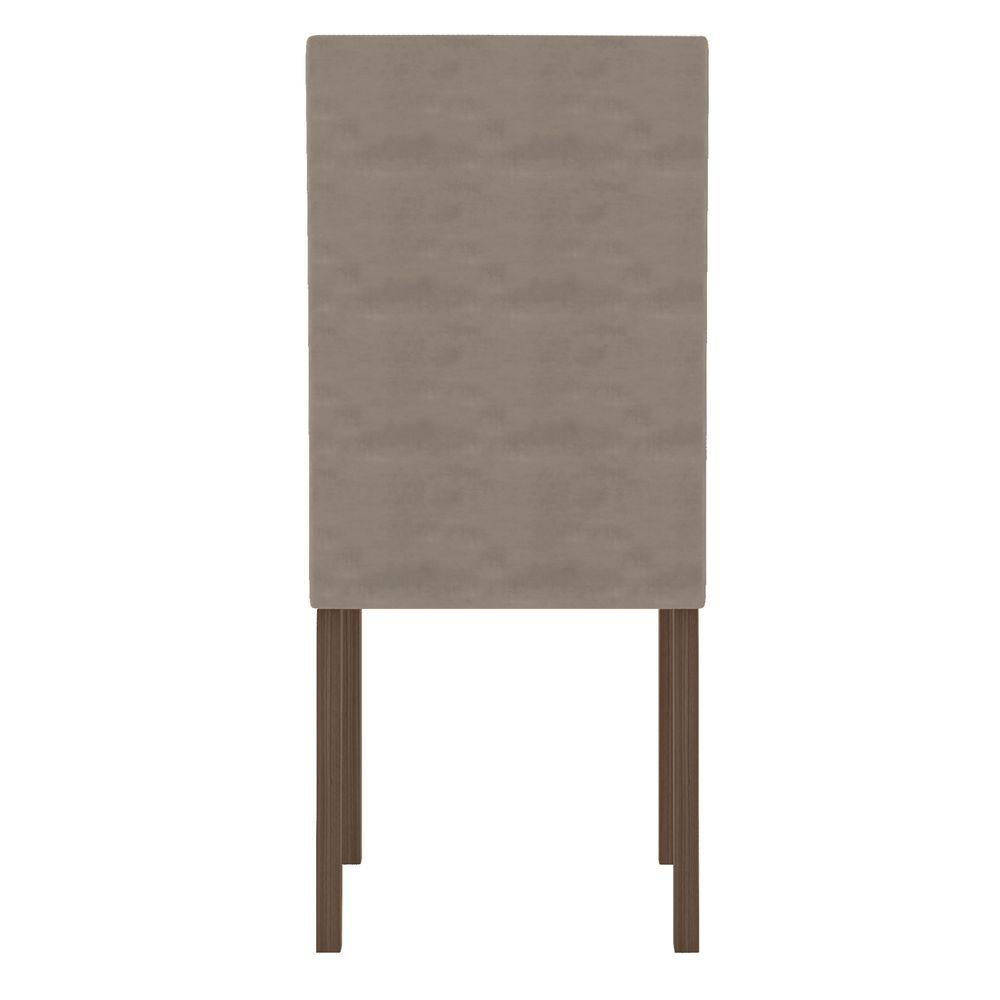 Conjunto Sala De Jantar Mesa Retangular Kate Com Vidro 120cm E 4 Cadeiras Josi Amêndoa/off White - Poliman - 7