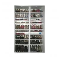 Sapateira De Espelhos Luz Led Magia Móveis Diamante Branco