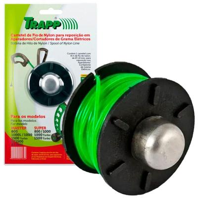 Carretel Para Aparador Cortador Grama Com Fio Nylon 8m 1,8mm