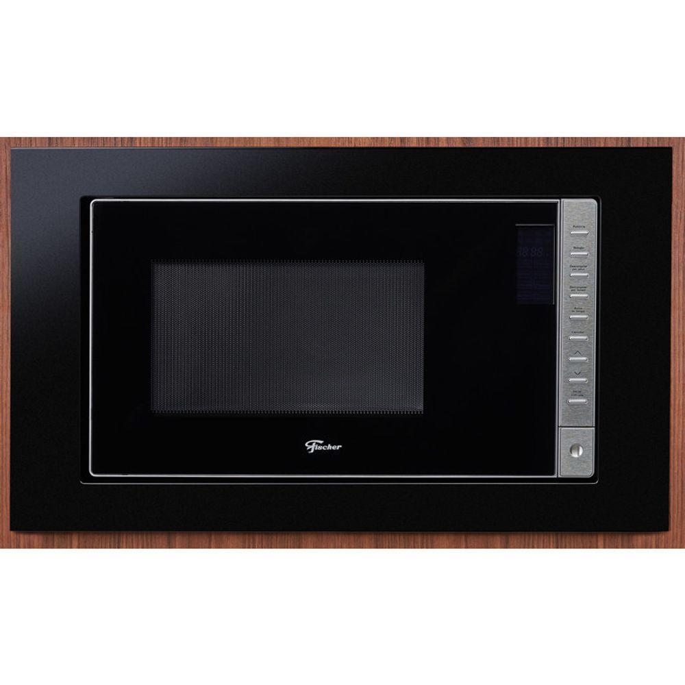 Micro-ondas Fischer Fit Line Embutir 25l Moldura Preto 220V - 4