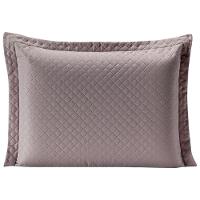 Porta Travesseiro Cinza Rosa Avulso Dupla Face com Zíper - 2