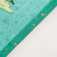 Toalha De Mesa Estampada Brilhare 1 Peça 1,45m X 1,45m 4 Lugares 100% Poliéster Tecido Oxford Natal - Estampa 2 Verde - 3