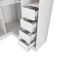 Quarto Completo Kappesberg Adapt 7 Peças Branco/macadâmia - 7