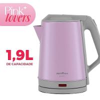 Chaleira Elétrica Rosa Britânia 1,9L Inox BCH12RS 110V - 7