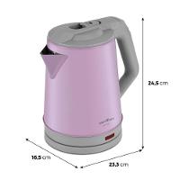 Chaleira Elétrica Rosa Britânia 1,9L Inox BCH12RS 110V - 9