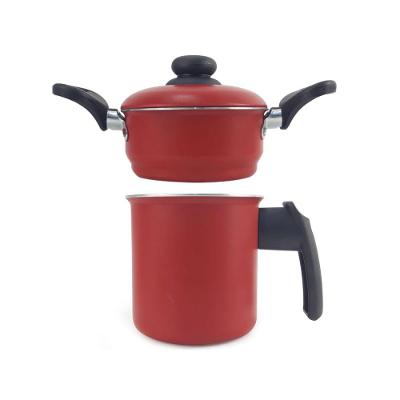 Panela Cuscuzeiro Alumínio Alça Baquelite Vermelho