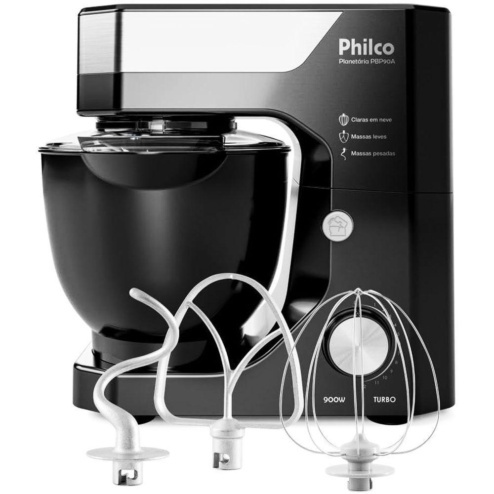 Batedeira Planetária Philco PBP90A 5l 12 Velocidades 900W 220V - 2
