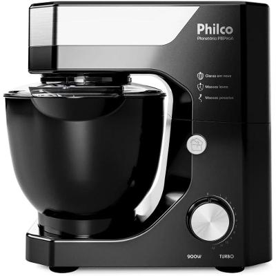 Batedeira Planetária Philco PBP90A 5L 900W 12 Velocidades com Tampa Antirrespingo 220V