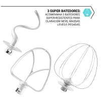 Batedeira Planetária Philco PBP90A 5l 12 Velocidades 900W 220V - 8