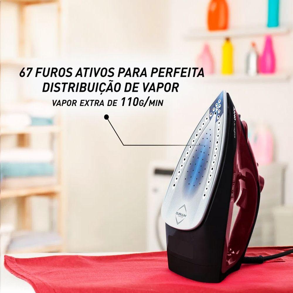 Ferro A Vapor Arno Ultragliss Com Base Durilium Airglide Fmv 110V - 7