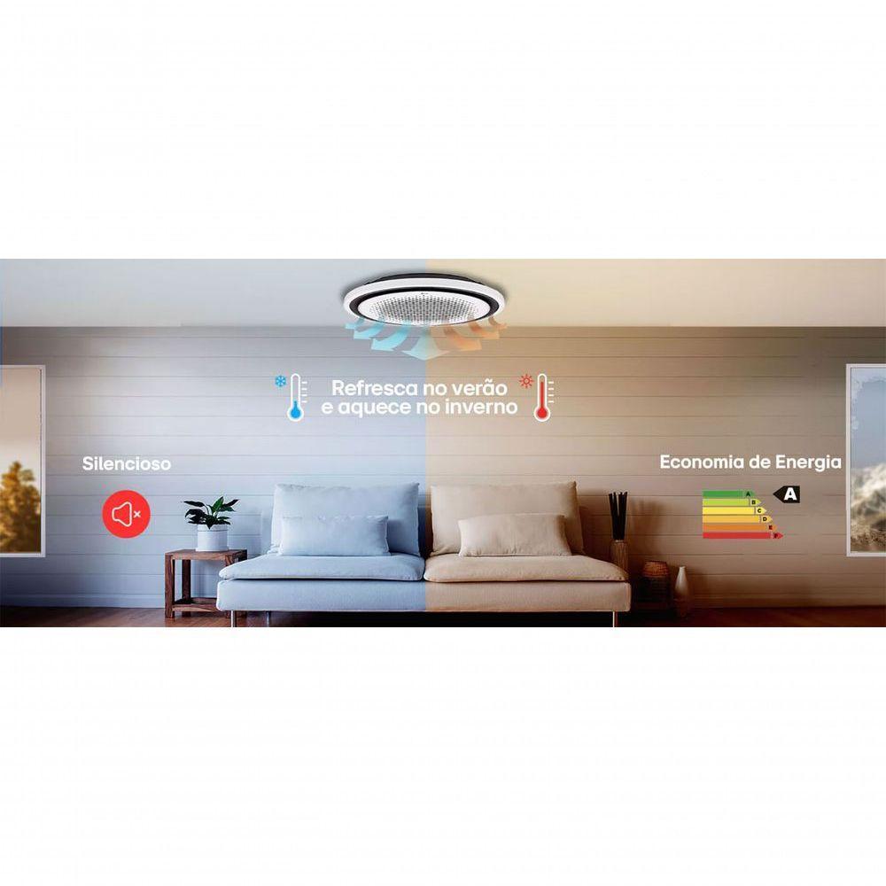 Ar Condicionado Split Cassete LG 360° Inverter 34.000 Btus Quente E Frio R-410 220V - 8