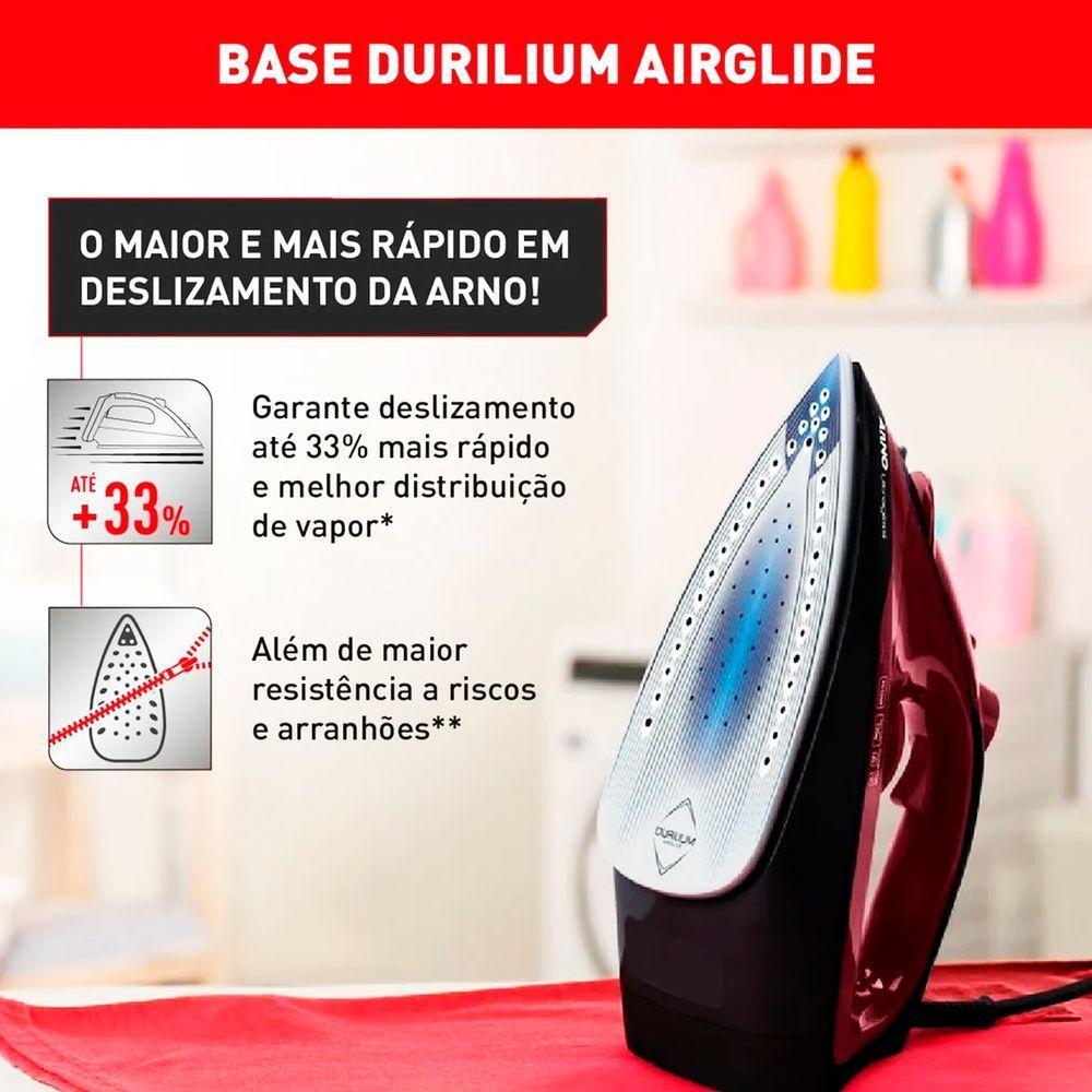 Ferro A Vapor Arno Ultragliss Com Base Durilium Airglide Fmv 220V - 4