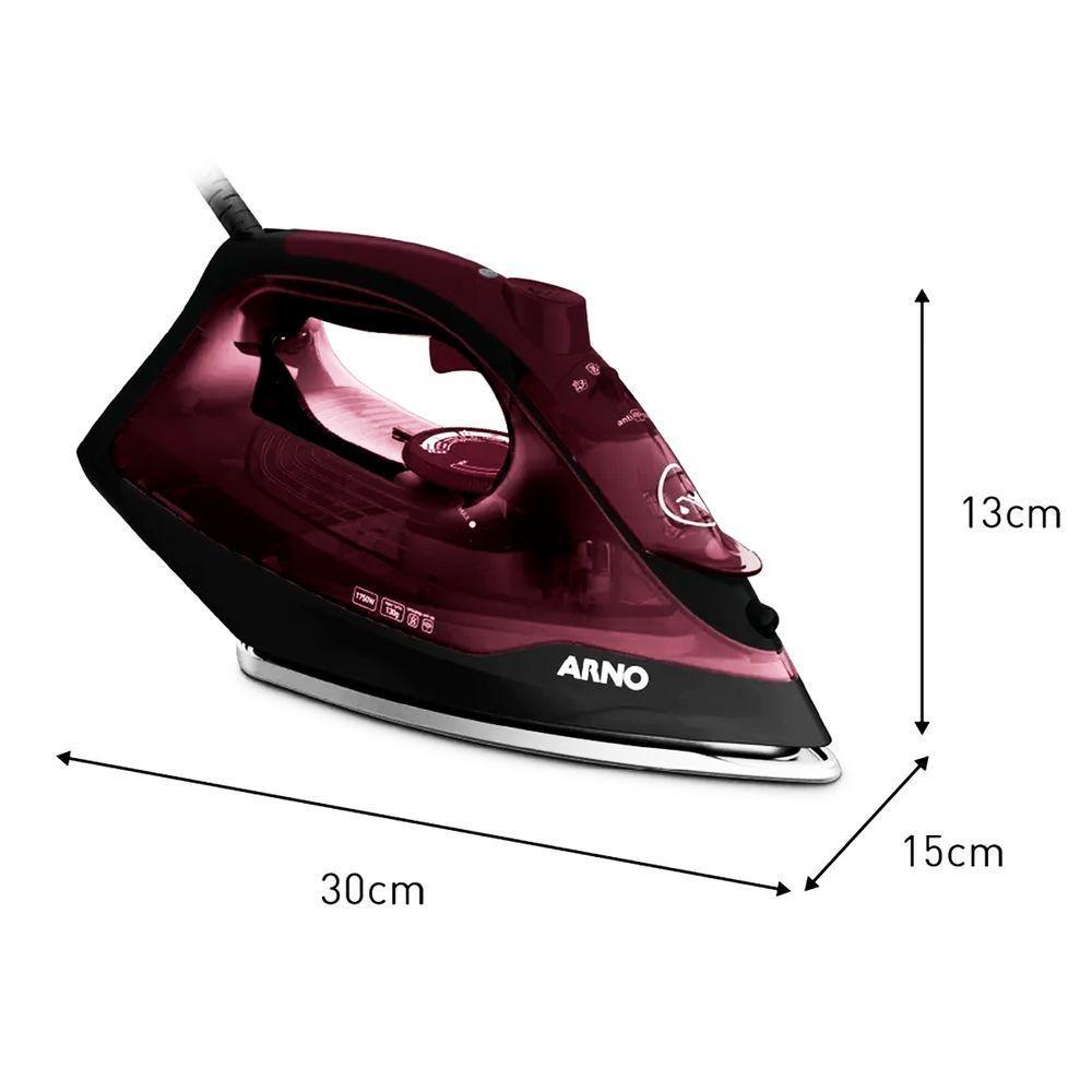 Ferro A Vapor Arno Ultragliss Com Base Durilium Airglide Fmv 220V - 8