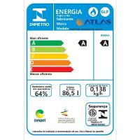 Fogão 5 Bocas Atlas Automático Milão Top Branco Bivolt - 6