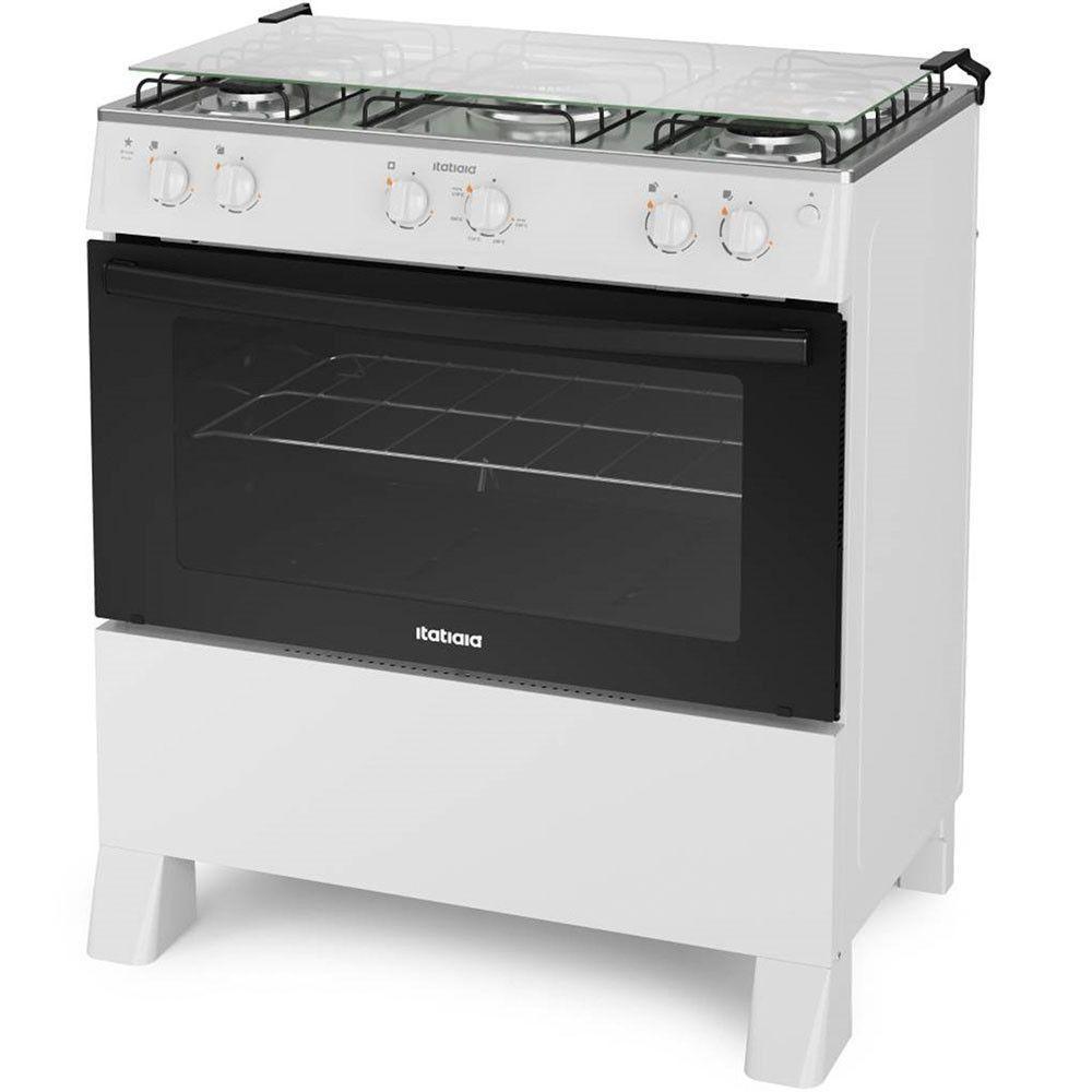 Fogao de Piso Itatiaia 5 bocas Star New Branco Bivolt - 4