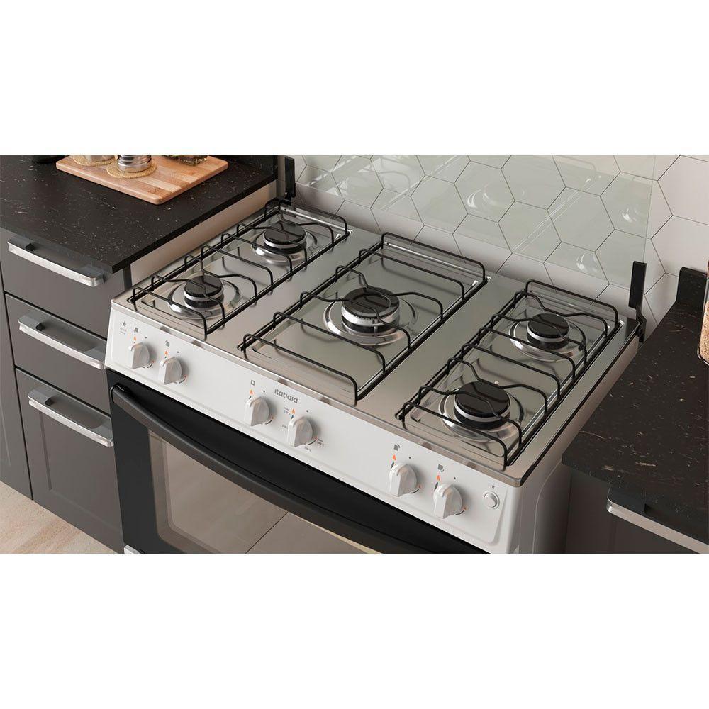 Fogao de Piso Itatiaia 5 bocas Star New Branco Bivolt - 11