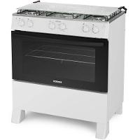 Fogao de Piso Itatiaia 5 bocas Star New Branco Bivolt