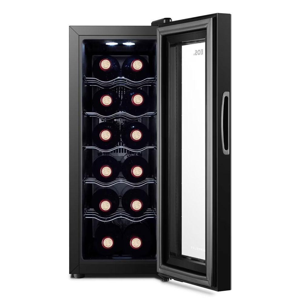 Adega Climatizada 12 Garrafas Eletrônica Painel Touch Porta Full Glass Eae12 Bivolt Eos B170962 - 3