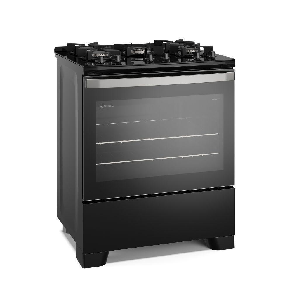 Fogão 5 Bocas Electrolux Automático Mesa De Vidro FE5GB Preto - 2