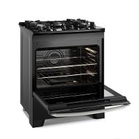 Fogão 5 Bocas Electrolux Automático Mesa De Vidro FE5GB Preto