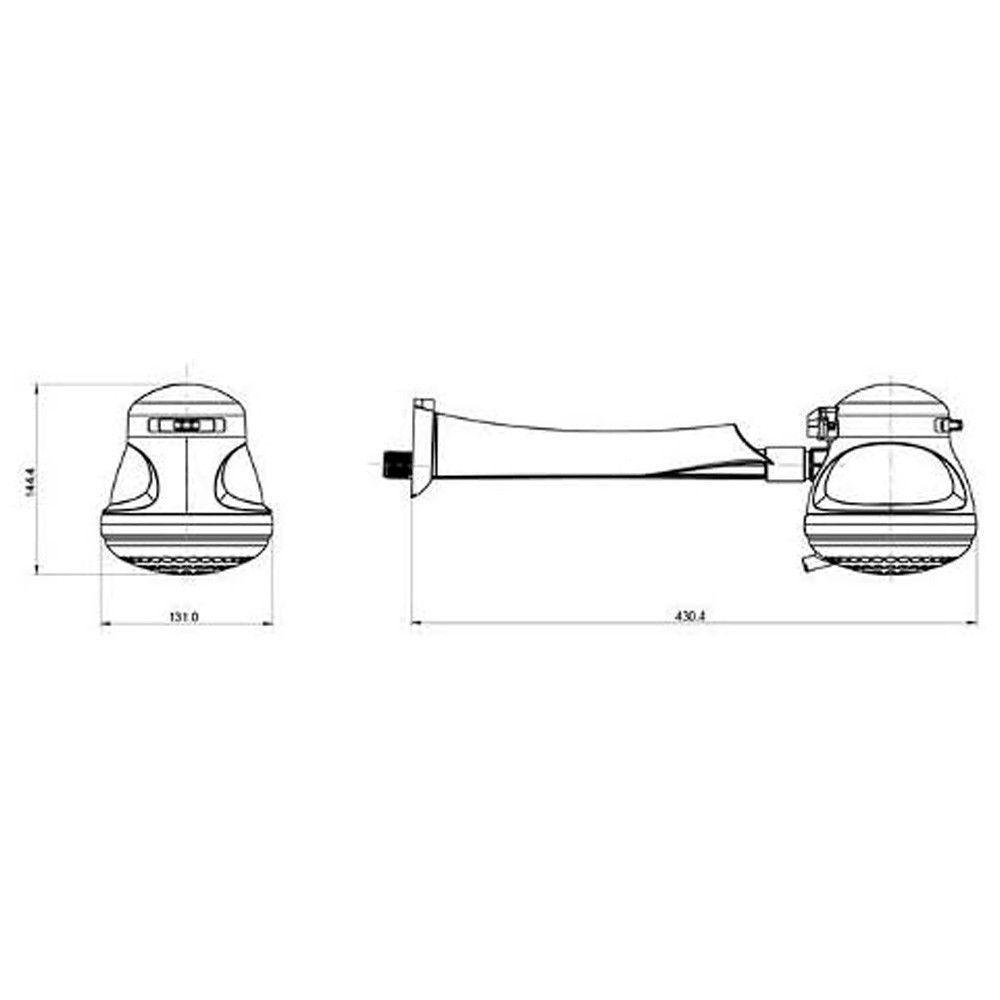 Ducha Maxi Banho C-cano Lorenzetti 5500w - 220v - 3