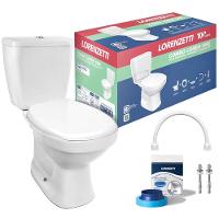 Vaso Sanitário Com Caixa Acoplada 6l One + Kit De Instalção - Lorenzetti - 1