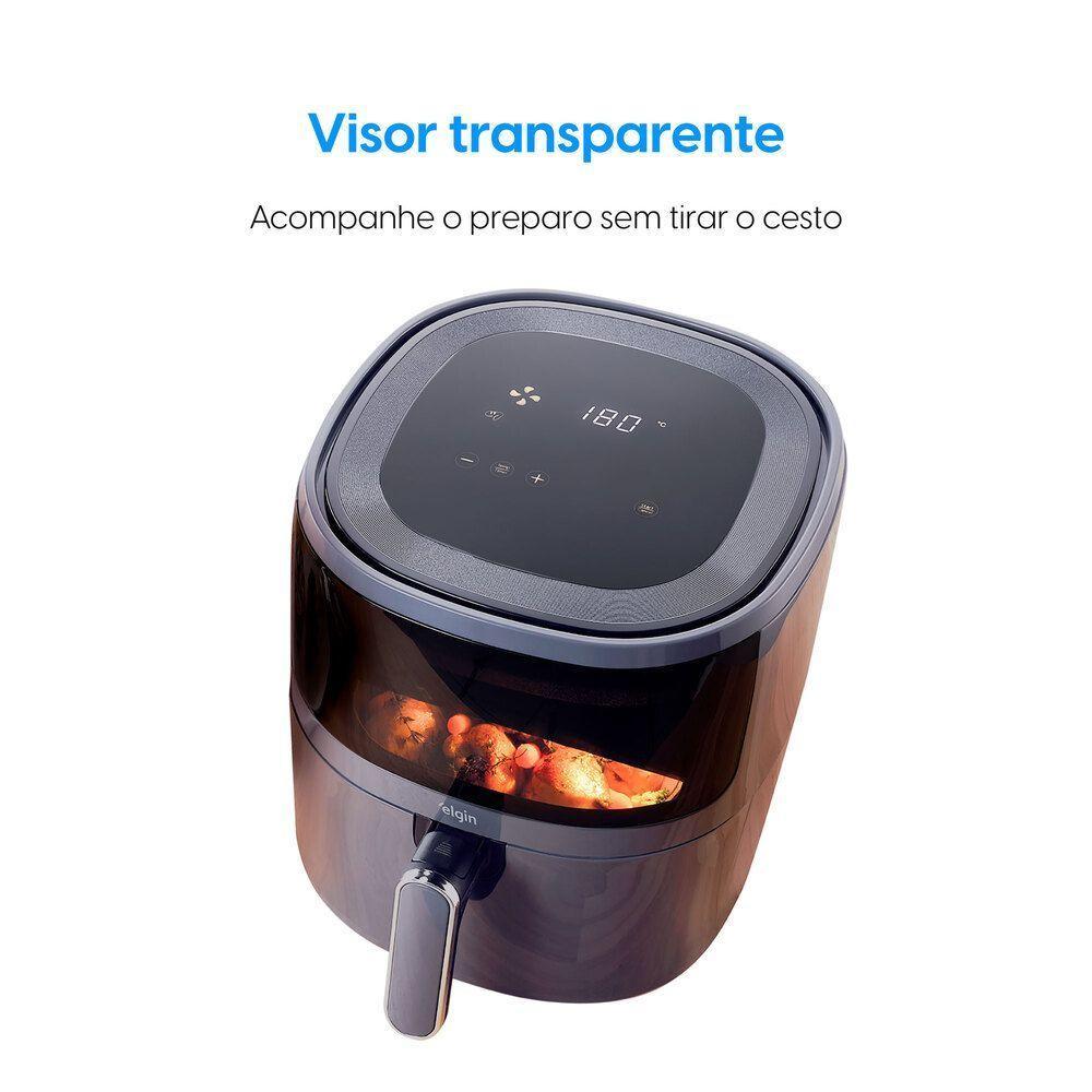 Fritadeira Air Fryer Visio Fry - 5l Visor Painel Touch 1.700W 220V - 4