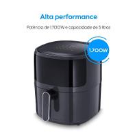 Fritadeira Air Fryer Visio Fry - 5l Visor Painel Touch 1.700W 220V - 2