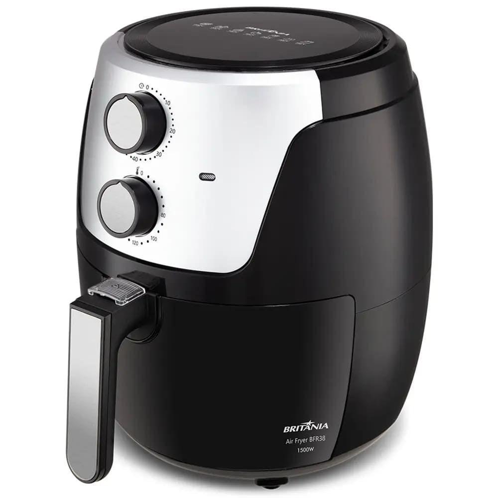 Fritadeira Air Fryer Britania 4,2l Bfr38 - 63801097 Preto-cinza 110 Volts - 3