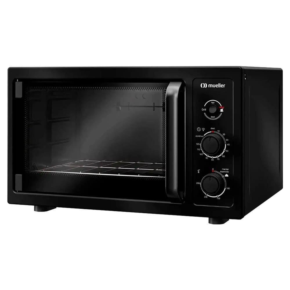 Forno 50 Litros Mueller Elétrico MFB50B - 610003743 Preto 110V - 1