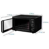 Forno 50 Litros Mueller Elétrico MFB50B - 610003743 Preto 110V - 2