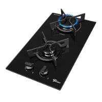Cooktop A Gás Fischer 2 Bocas Fit Line Trempe Iron Bivolt - 1