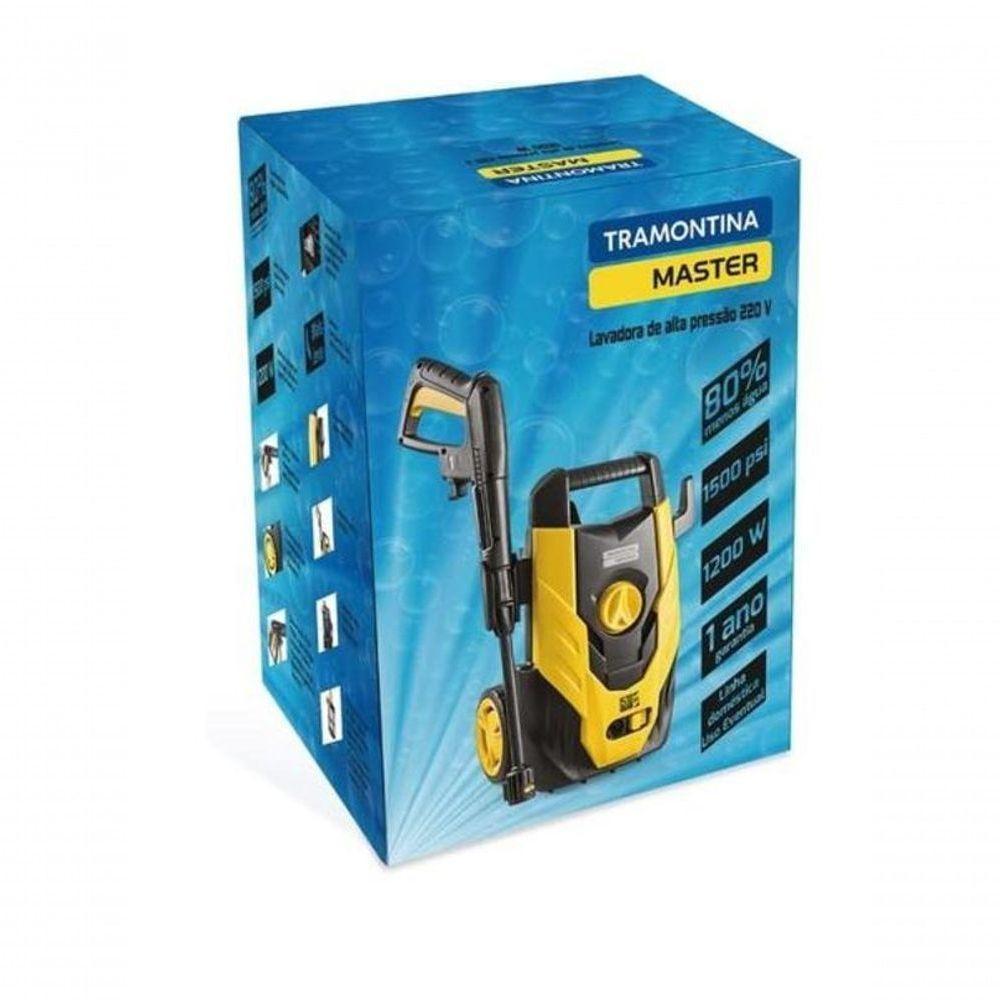 Lavadora De Alta Pressão Tramontina 1200 W Master Para Uso Eventual Jato Regulável 1500 Psi 220 V - 5