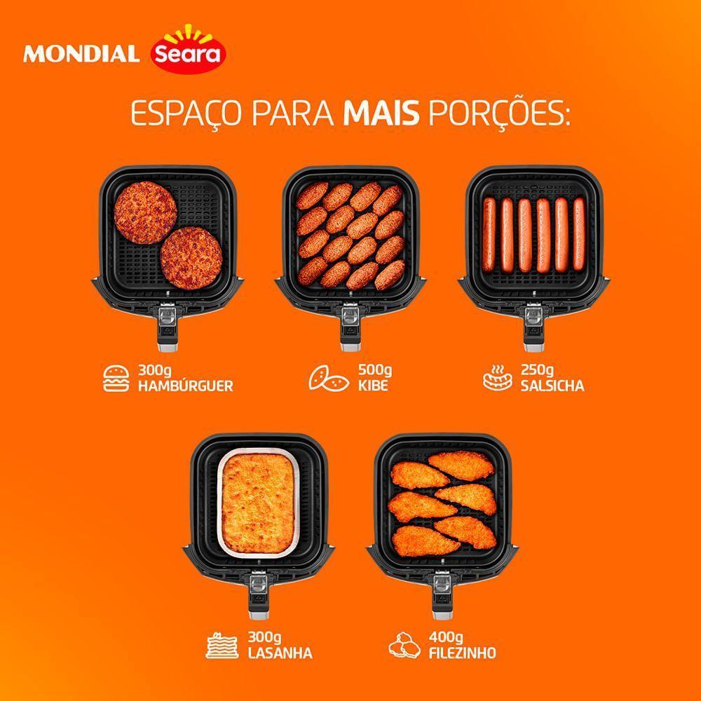 Fritadeira Sem Óleo Air Fryer Mondial AFN-40-TBS 110V - 4