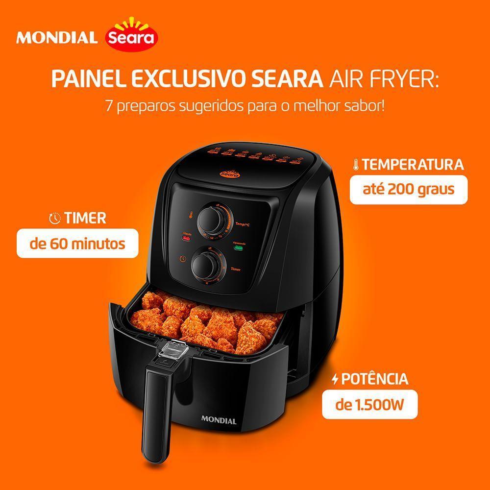 Fritadeira Sem Óleo Air Fryer Mondial AFN-40-TBS 220V - 5