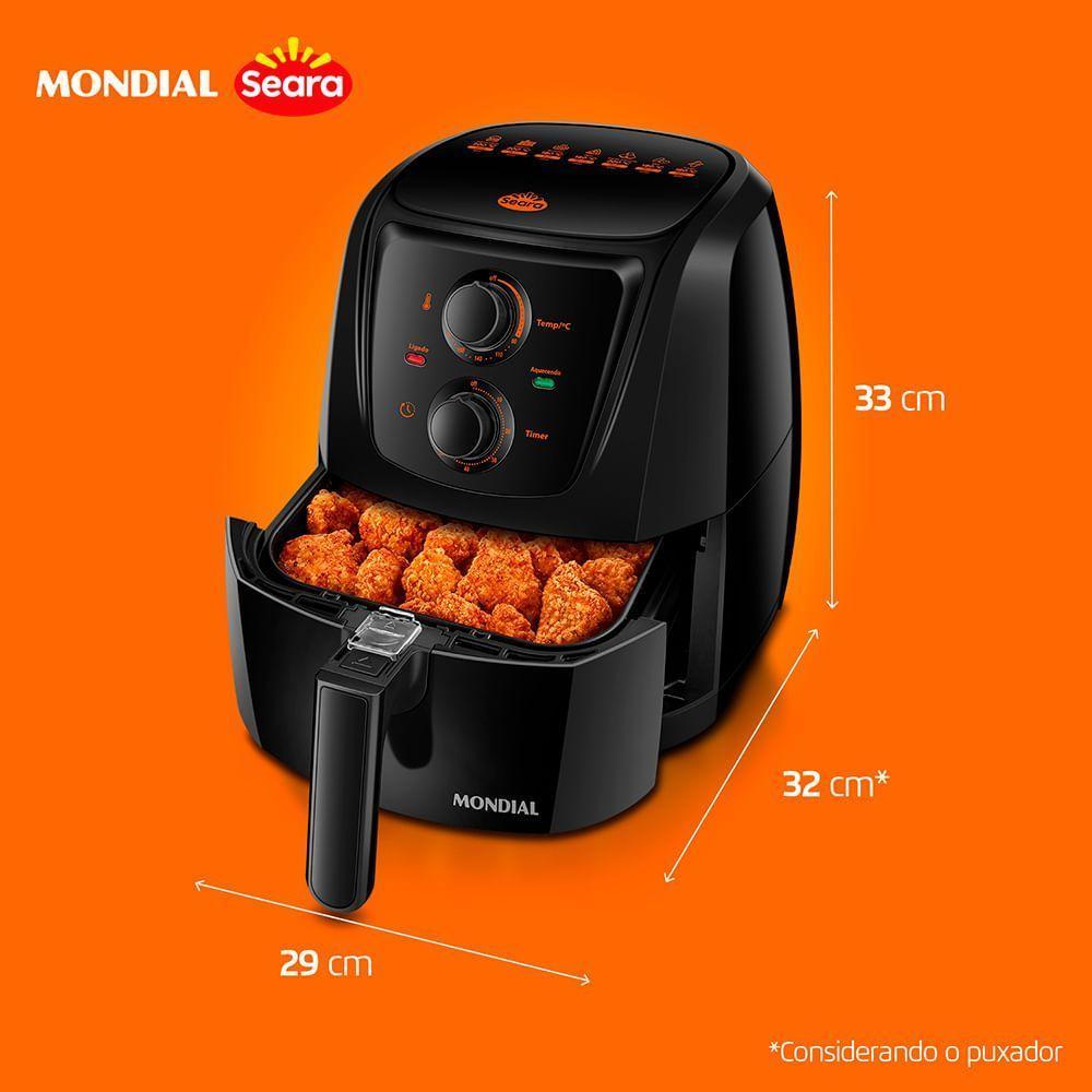 Fritadeira Sem Óleo Air Fryer Mondial AFN-40-TBS 220V - 7