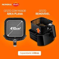 Fritadeira Sem Óleo Air Fryer Mondial AFN-40-TBS 220V - 3