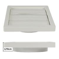 Grade Externa Para Saída De Ar Auto Fechante 100mm - 6