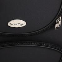 Kit Malas Viagem Rigidas 3 Peças Preta Expansivel 4 Rodas Giratorias 360º Cadeado Senha Bolso Frontal Tamanhos P M G - 6