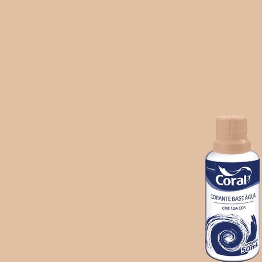 Corante Liquido água 50ml Coral Castanho - 3
