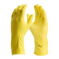 Luva Látex Confort P Amarela Com Forro Para Limpeza - 1