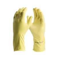 Luva Látex Confort P Amarela Com Forro Para Limpeza - 2