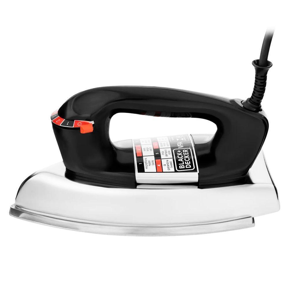 Ferro De Passar A Seco Black Decker VFA1110 Base De Alumínio 110V - 2