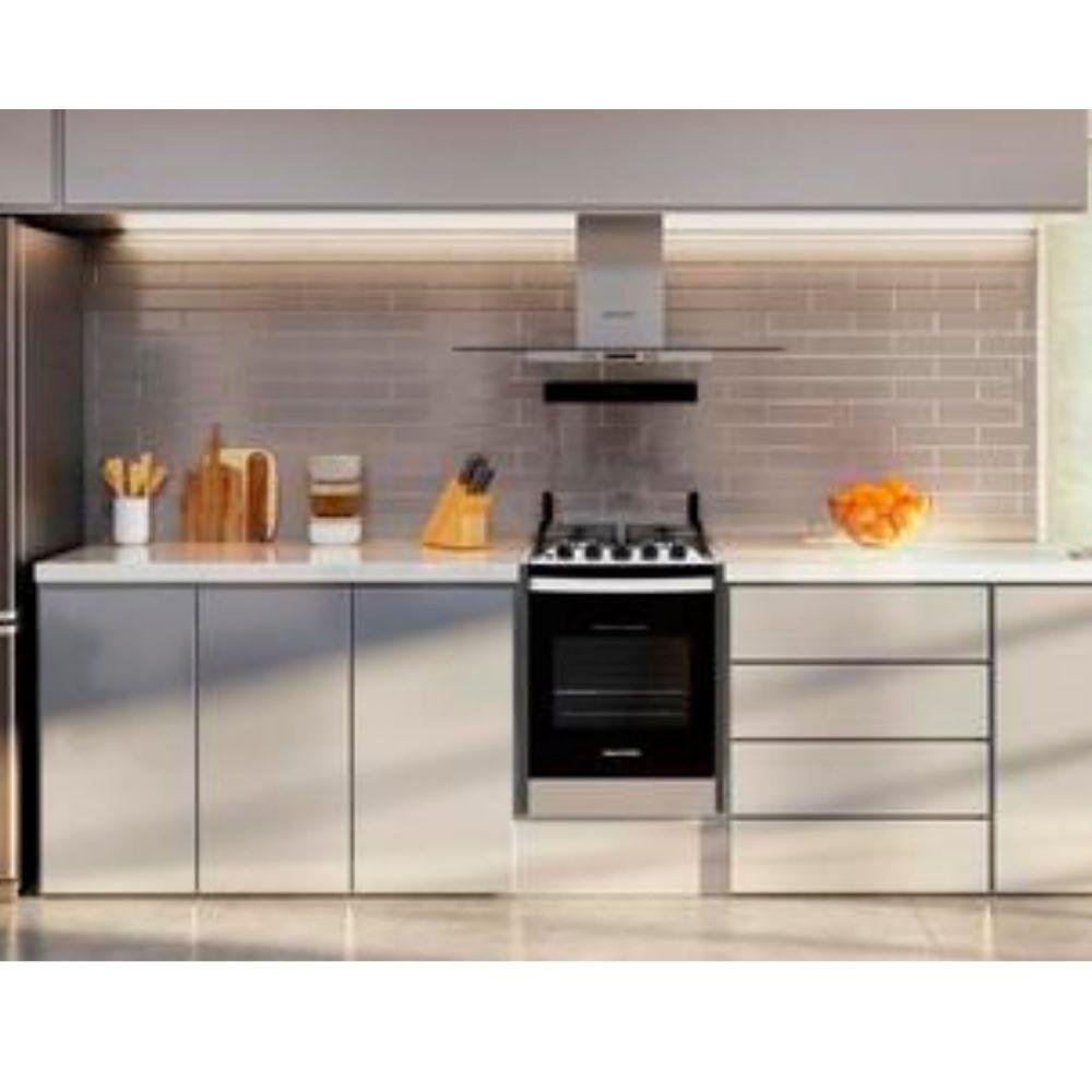 Fogão De Embutir Brastemp 4 Bocas Byo4Ebr Inox Bivolt - 6