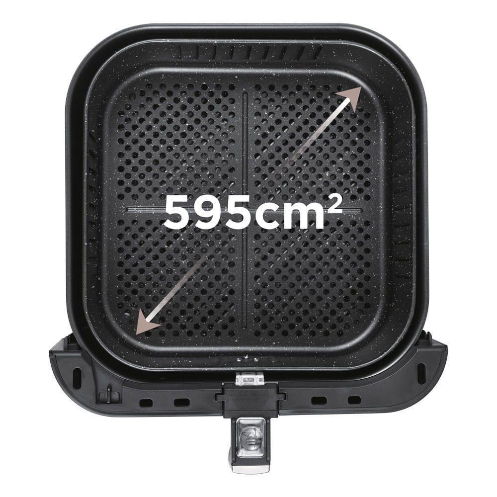 Fritadeira Air Fryer Midea Widemax Preto E Inox 5,5L 220V FWM55P2 - 4