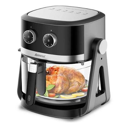 Fritadeira Air Fryer Reistar ARF1150 5L 1500W 2 em 1 com Cesto de Vidro Antiaderente 220V