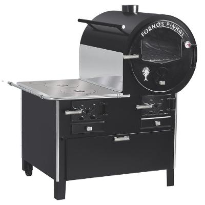 Forno Acoplado Elétrico de Bancada Fornos Pinhal Prime Preto S-Cx Chapa Al. na Dir. N°1 220V